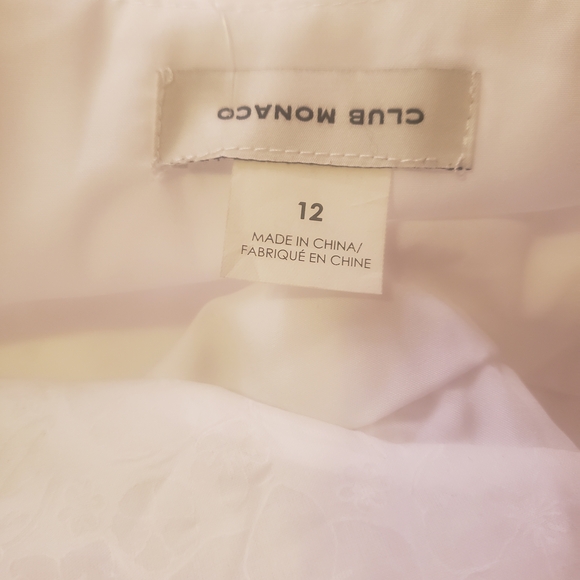 Club Monaco White Flowy Dress - Picture 5 of 6